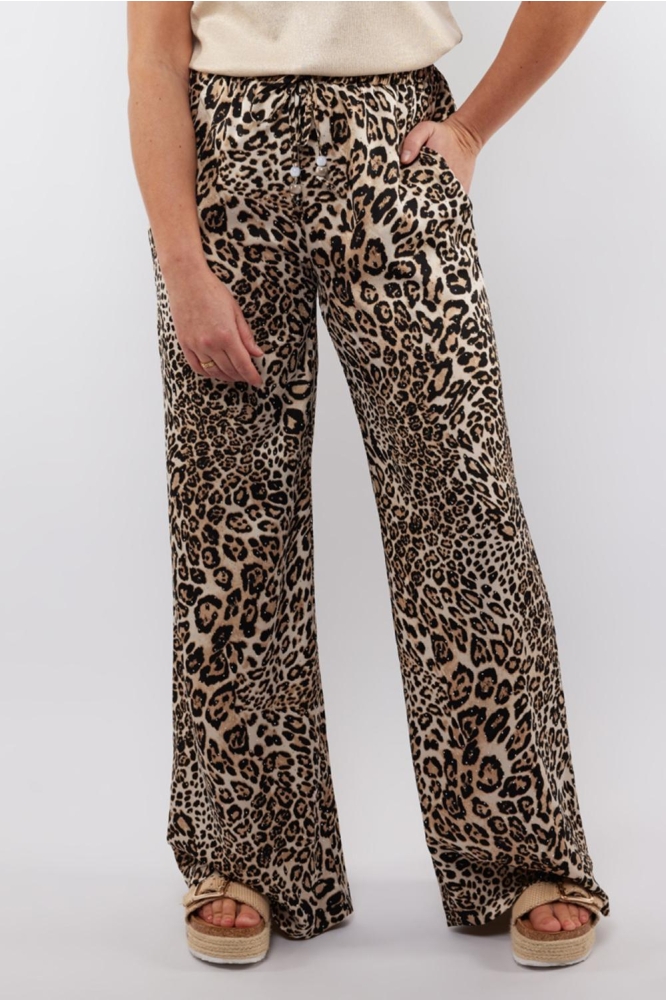 BENIDORM PANTS 25ZOC03 501001 SAHARA/BLACK